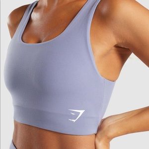 BNWT steel blue sports bra